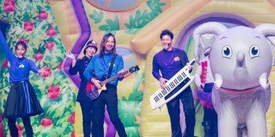 Kevin from Tame Impala joined The Wiggles on stage at a Perth concert
