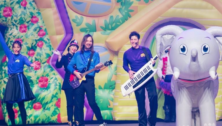 Kevin from Tame Impala joined The Wiggles on stage at a Perth concert