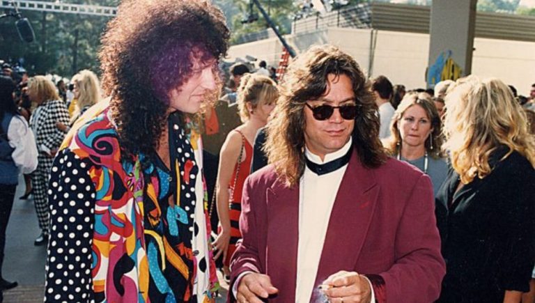 Eddie Van Halen and Brian May