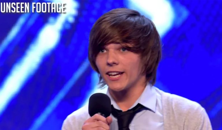 Watch Louis Tomlinson's very nervous extended 'X Factor' audition