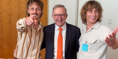 Lime Cordiale with Anthony Albanese
