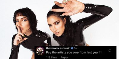 The Veronicas and others call for Lunar Electric to "stop the cap" and pay them from last year as festival postpones March events