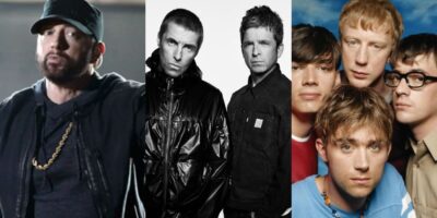 Eminem, Oasis and Blur