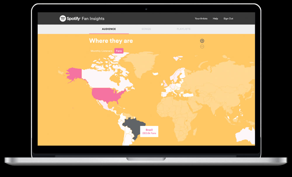 Spotify’s new analytics tool will help artists reach fans