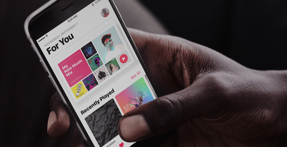 Apple Music is growing at a faster rate than Spotify