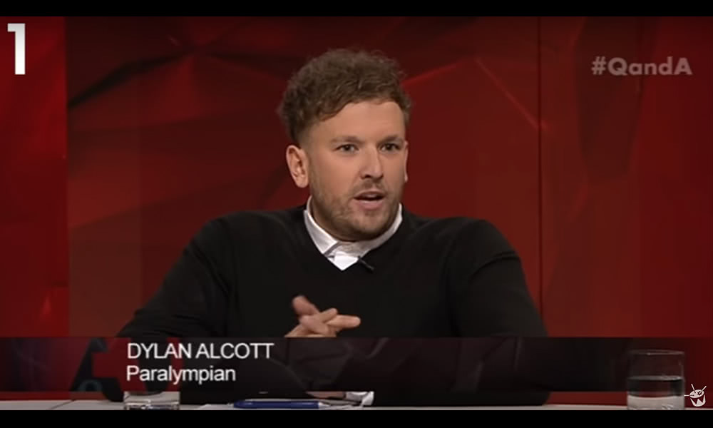 How many Wu Tang references could triple j’s Dylan Alcott sneak on to Q&A?