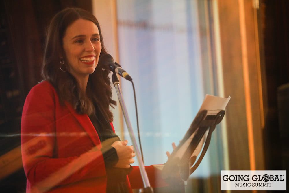 “I want our anthems to travel” – NZ PM Jacinda Ardern just took the stage at Going Global