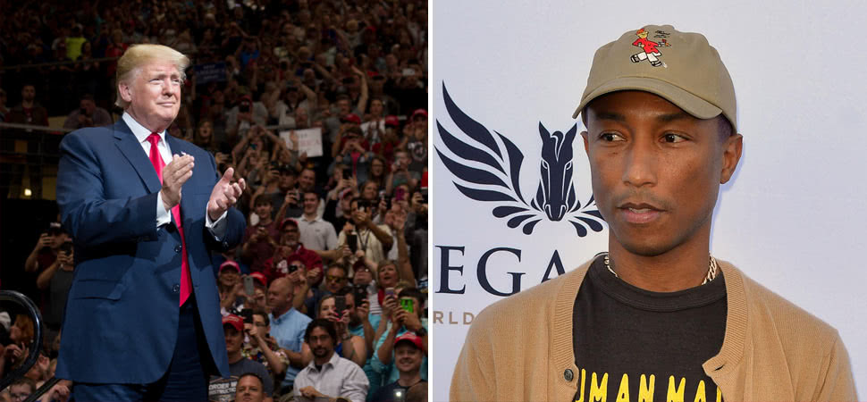 Pharrell sends Trump legal threat for playing ‘Happy’ after US shooting