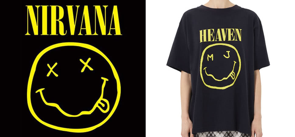 Nirvana are suing Marc Jacobs for ripping off their iconic smiley-face logo