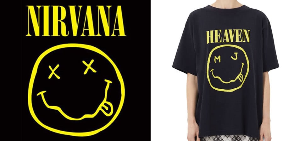 Nirvana are suing Marc Jacobs for ripping off their iconic smiley