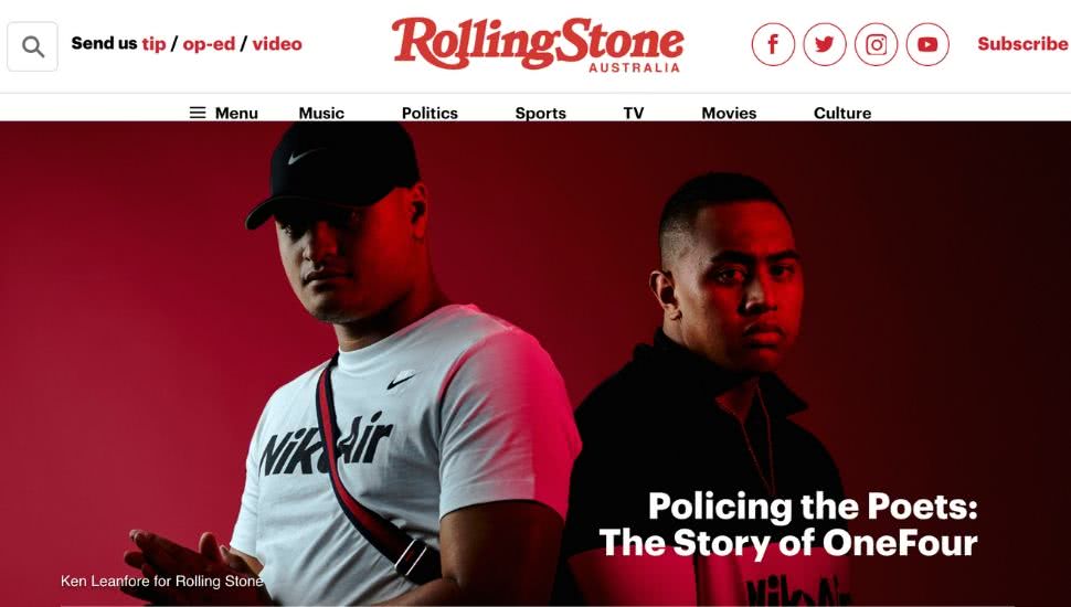 Rolling Stone Australia launches online today