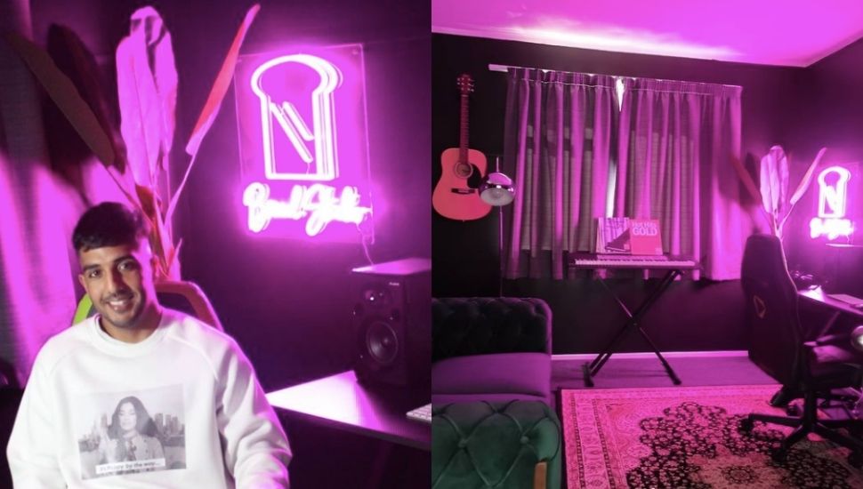 NZ rapper Lil Mussie has opened a charity recording studio in LA