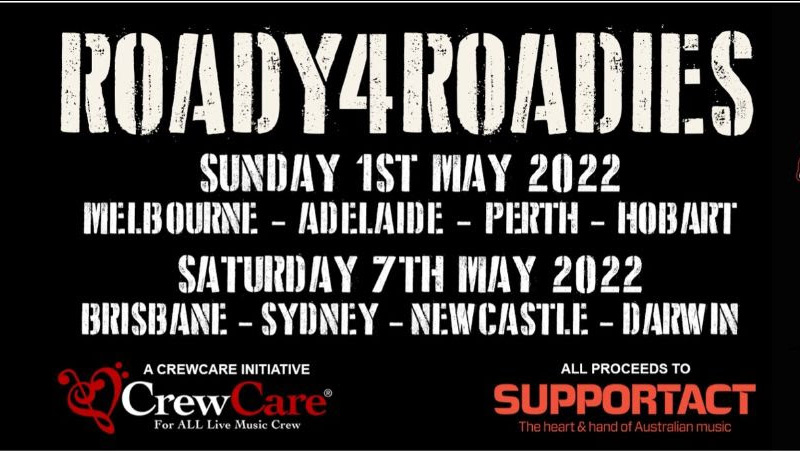 Roady4Roadies fundraiser is coming to a venue near you
