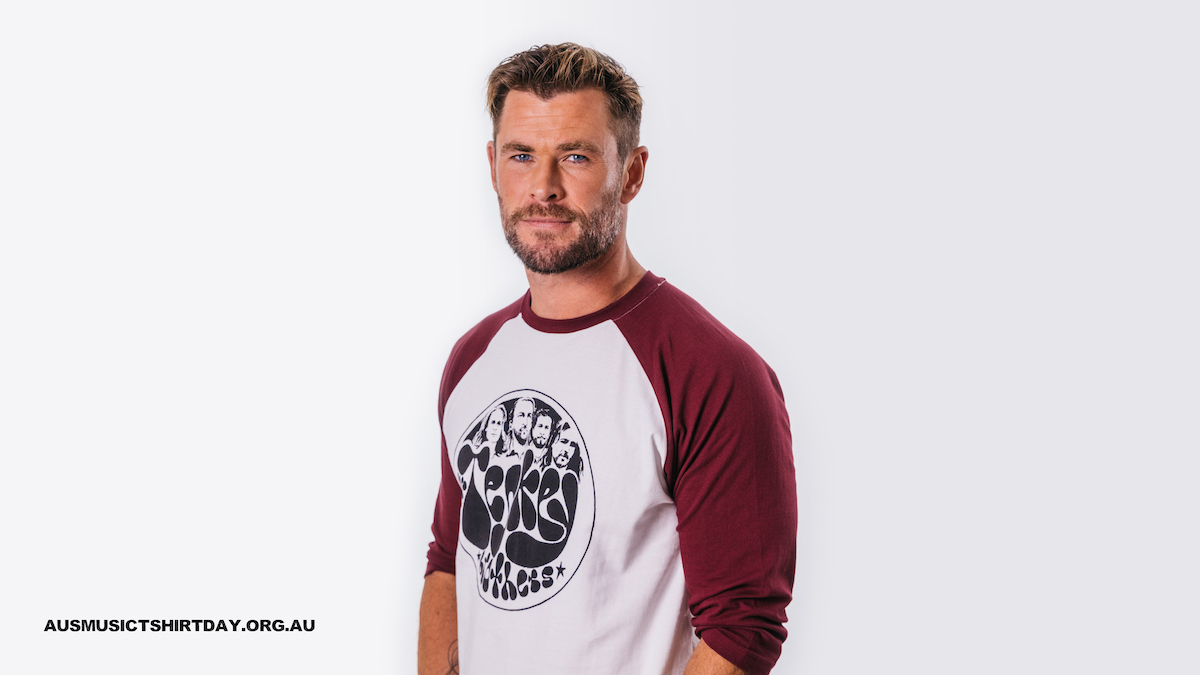 Chris Hemsworth, Jessica Mauboy Get Kitted Out For Ausmusic T-Shirt Day