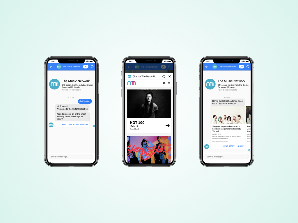 We’re all ears – The Music Network has a new Facebook chatbot