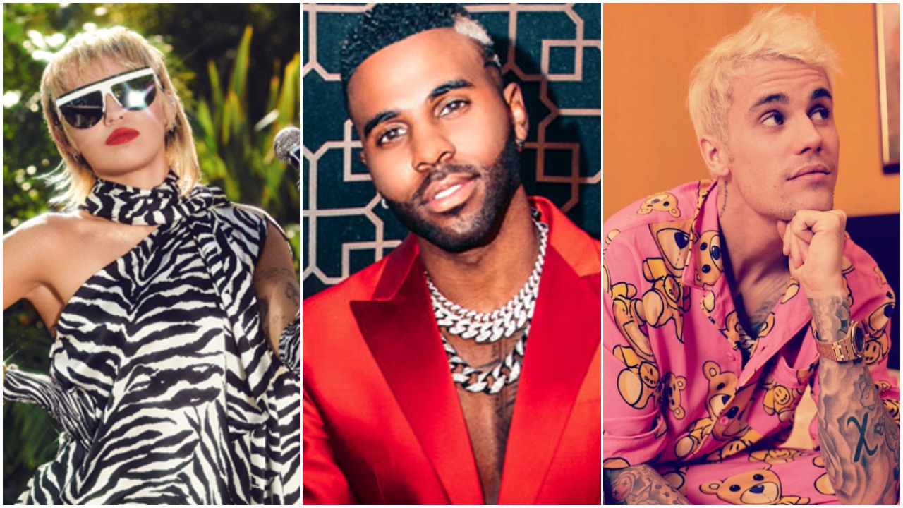 Miley Cyrus, Jason Derulo & Justin Bieber are all eyeing #1 on the TMN Hot 100 airplay chart