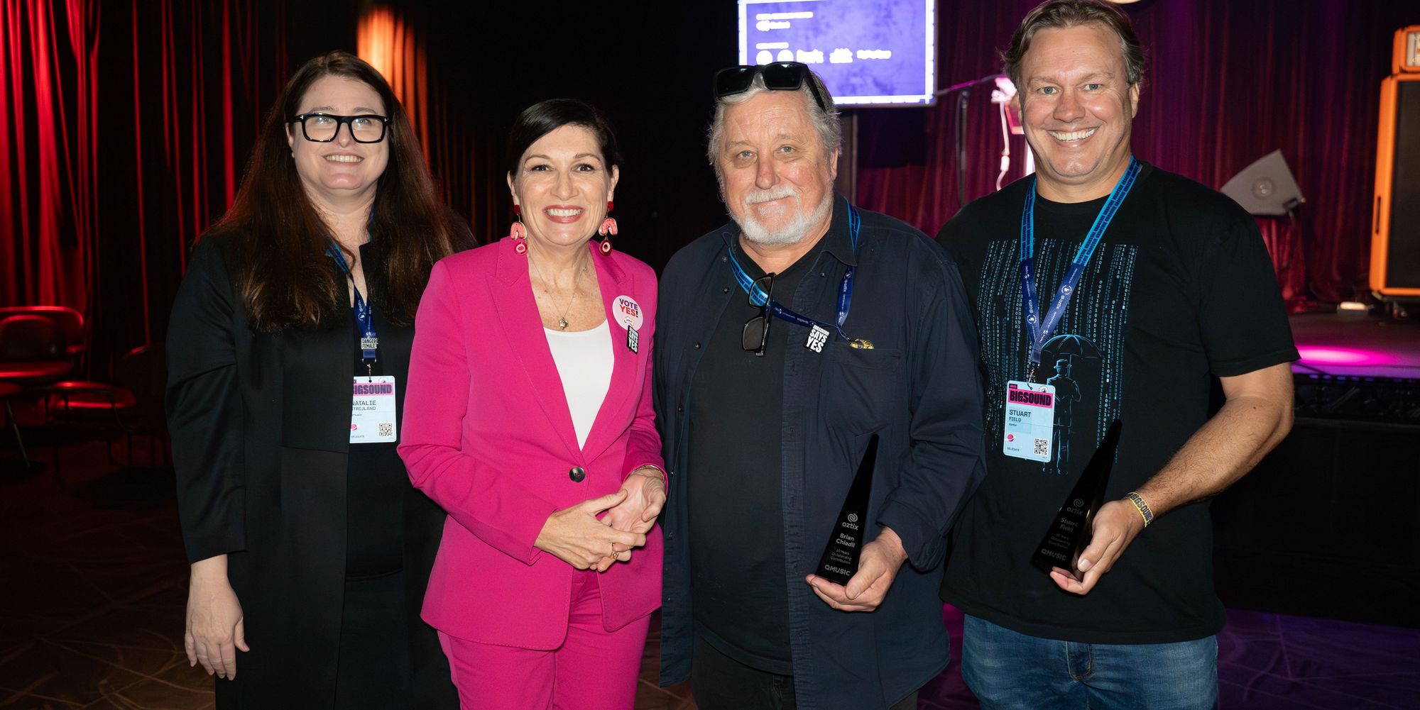 Oztix Founders Saluted at Bigsound For Outstanding Contribution