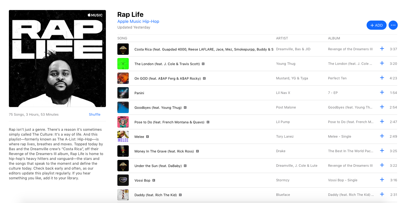 Apple Music Playlist