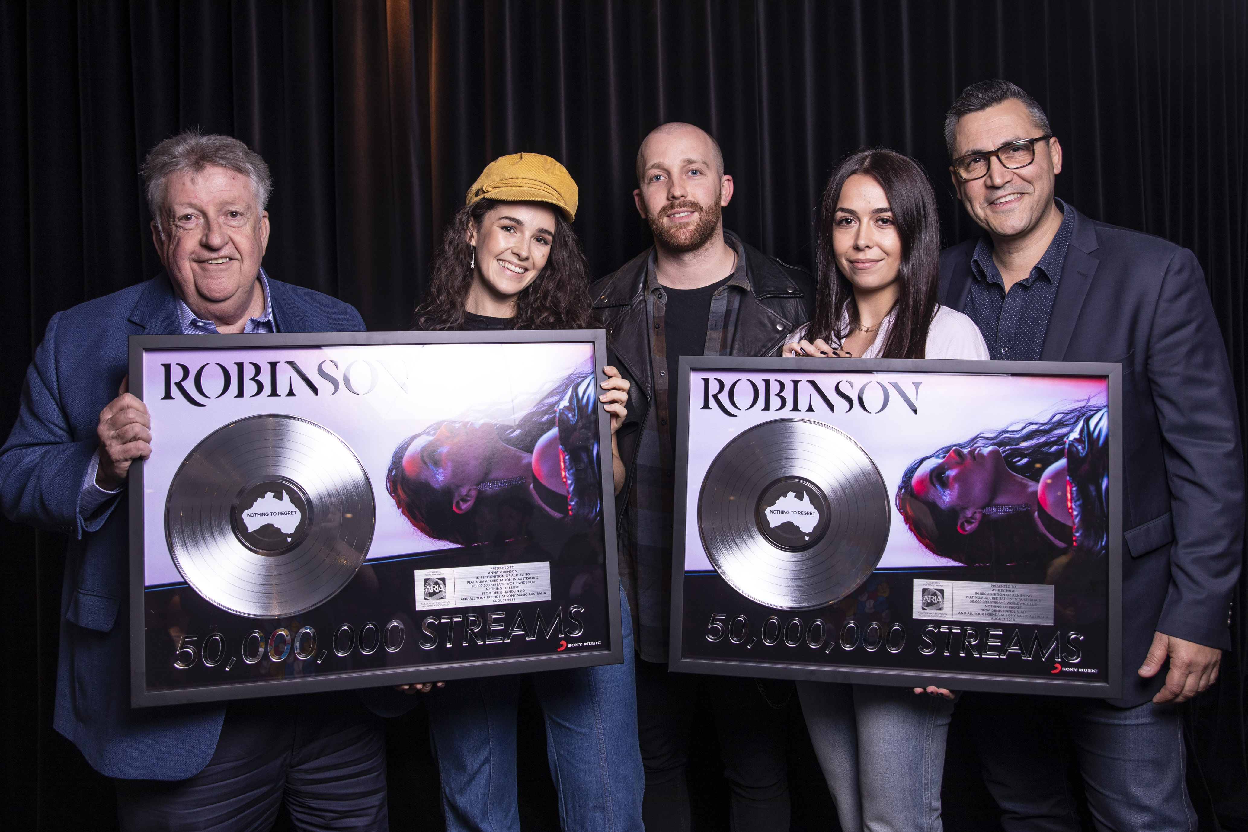 Robinson’s ‘Nothing To Regret’ certified Platinum for 50m global streams