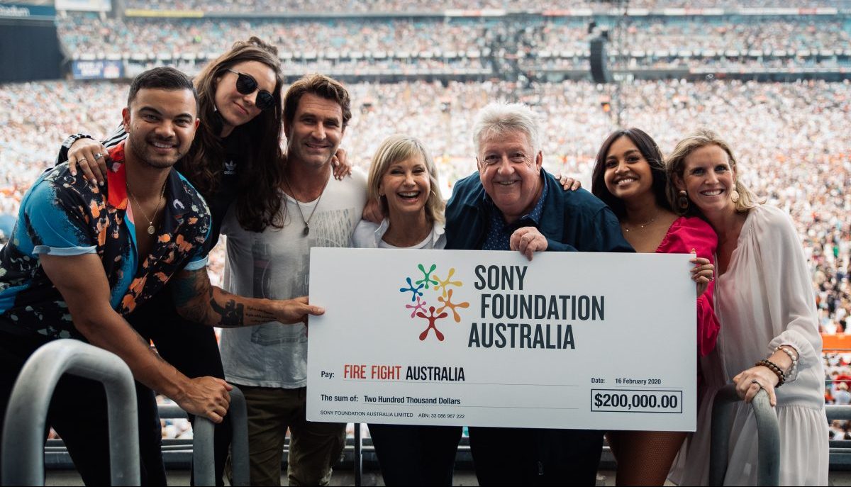 Sony Foundation reveals first grants, Fire Fight album hits $450k