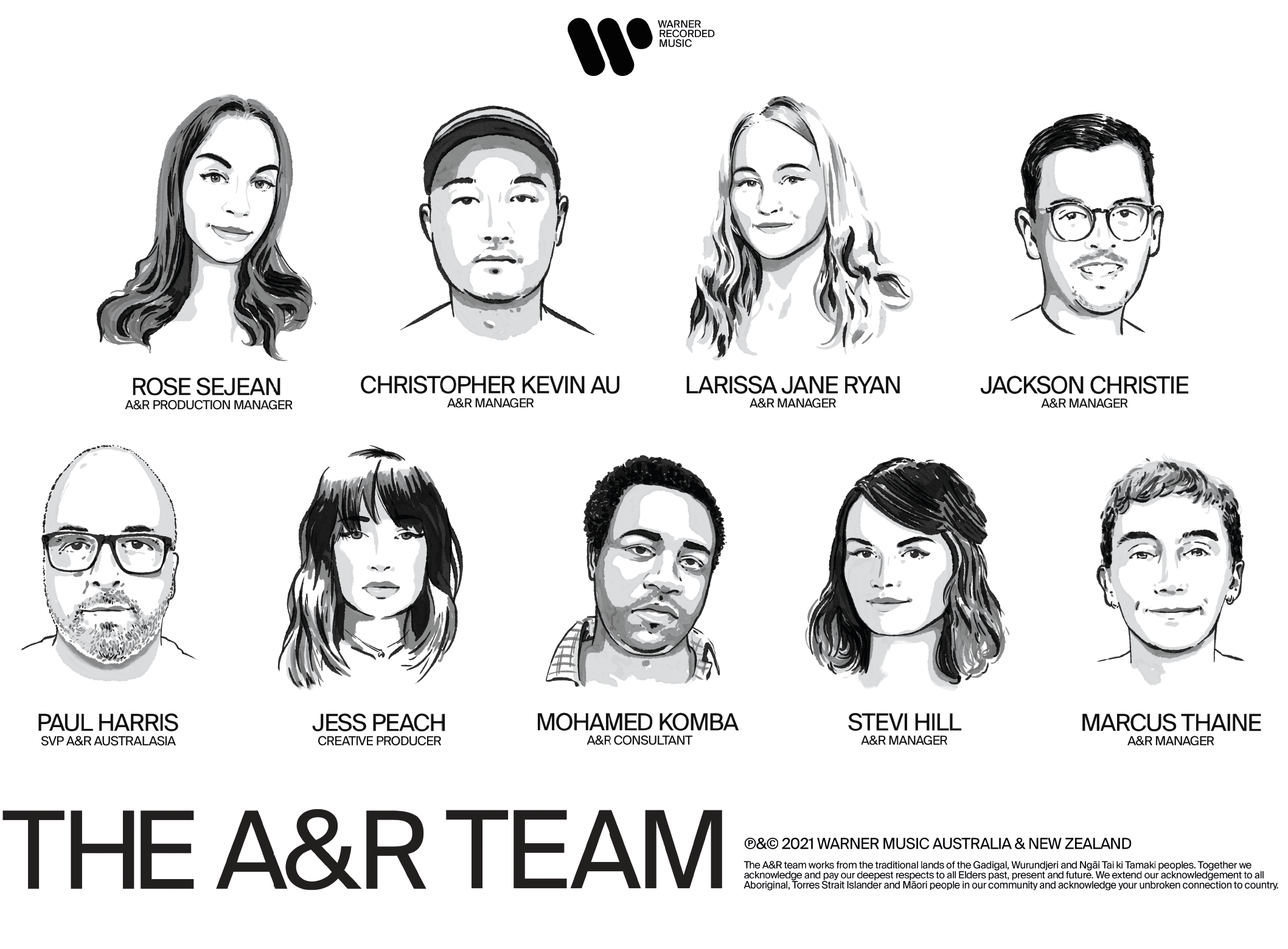 Warner Music reveals new-look A&R team
