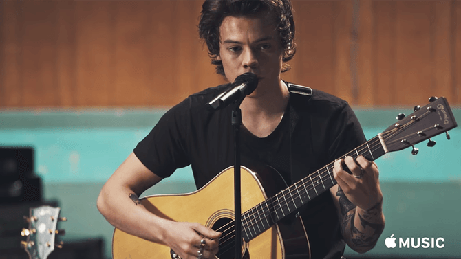 Apple Music unveils Giphy account when announcing Harry Styles doco exclusive