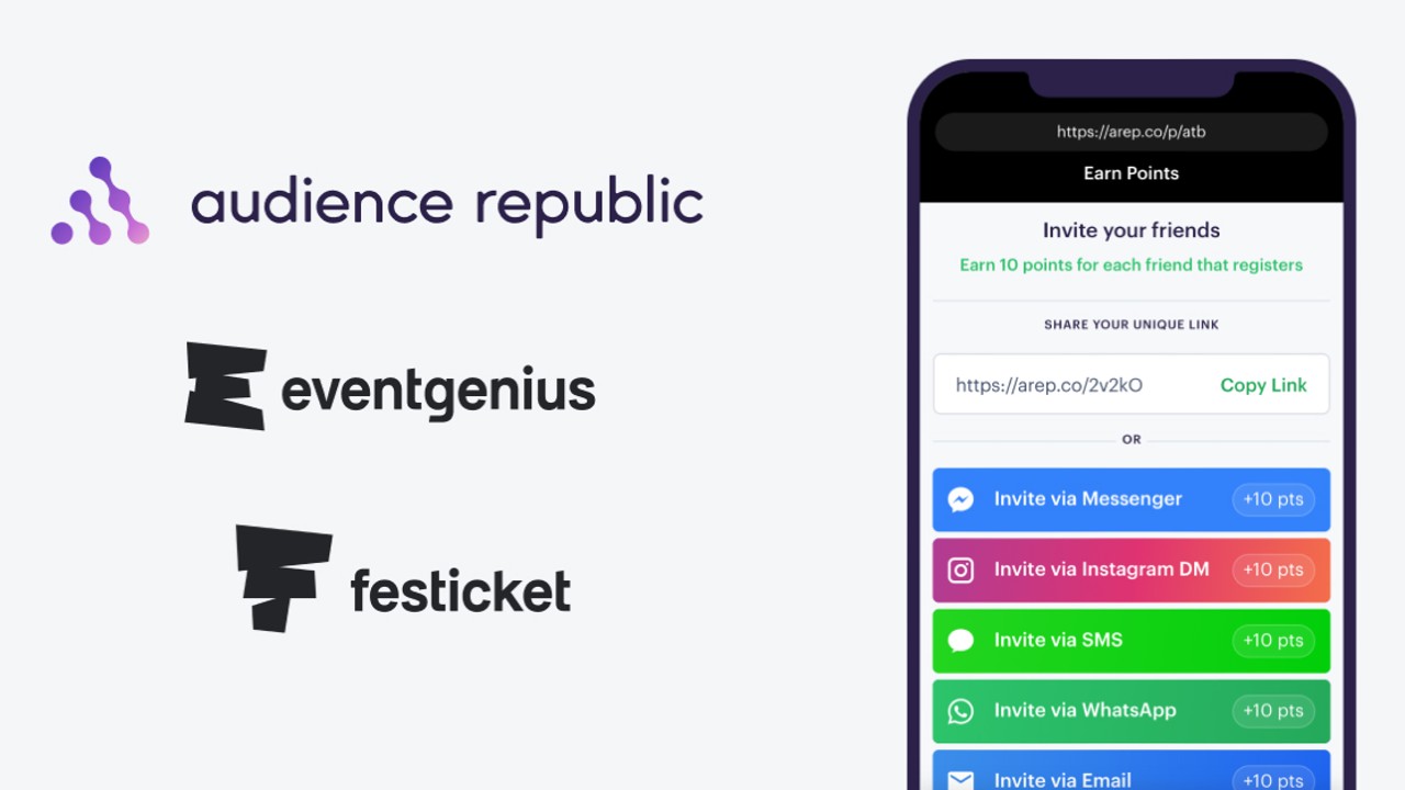 Festicket partners with Audience Republic to strengthen marketing offering
