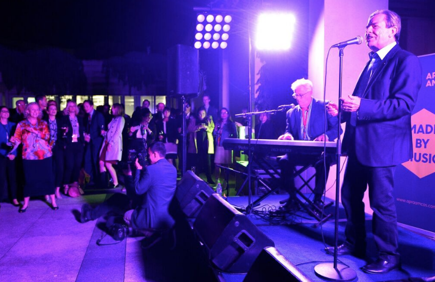 Aussie musicians perform, speak at Parliament House in support of local music industry