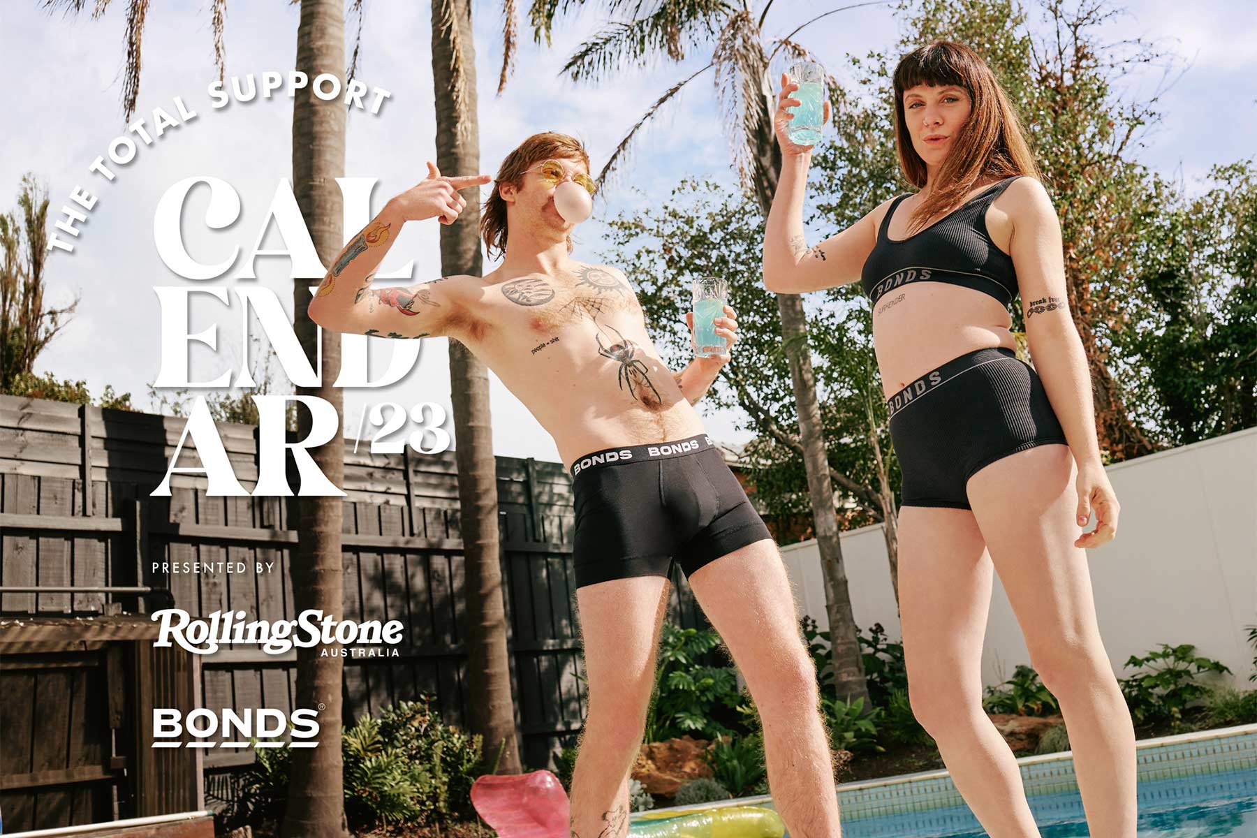 Bonds and Rolling Stone Australia Join Forces to Create Charity Calendar
