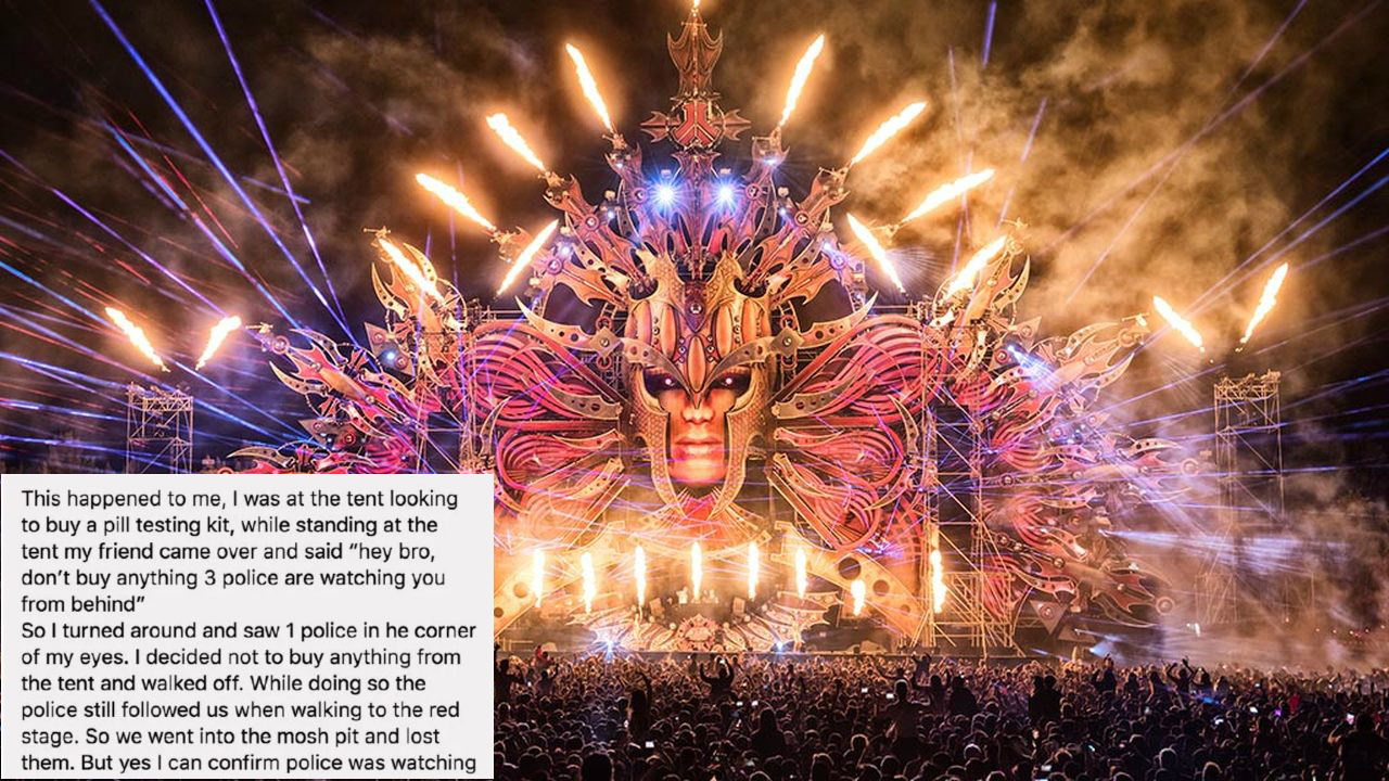 Angry Defqon.1 punters accuse police of scaring them away from medical tents and drug-testing services
