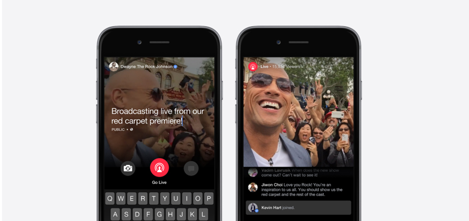 Facebook launches live video-sharing feature for celebs