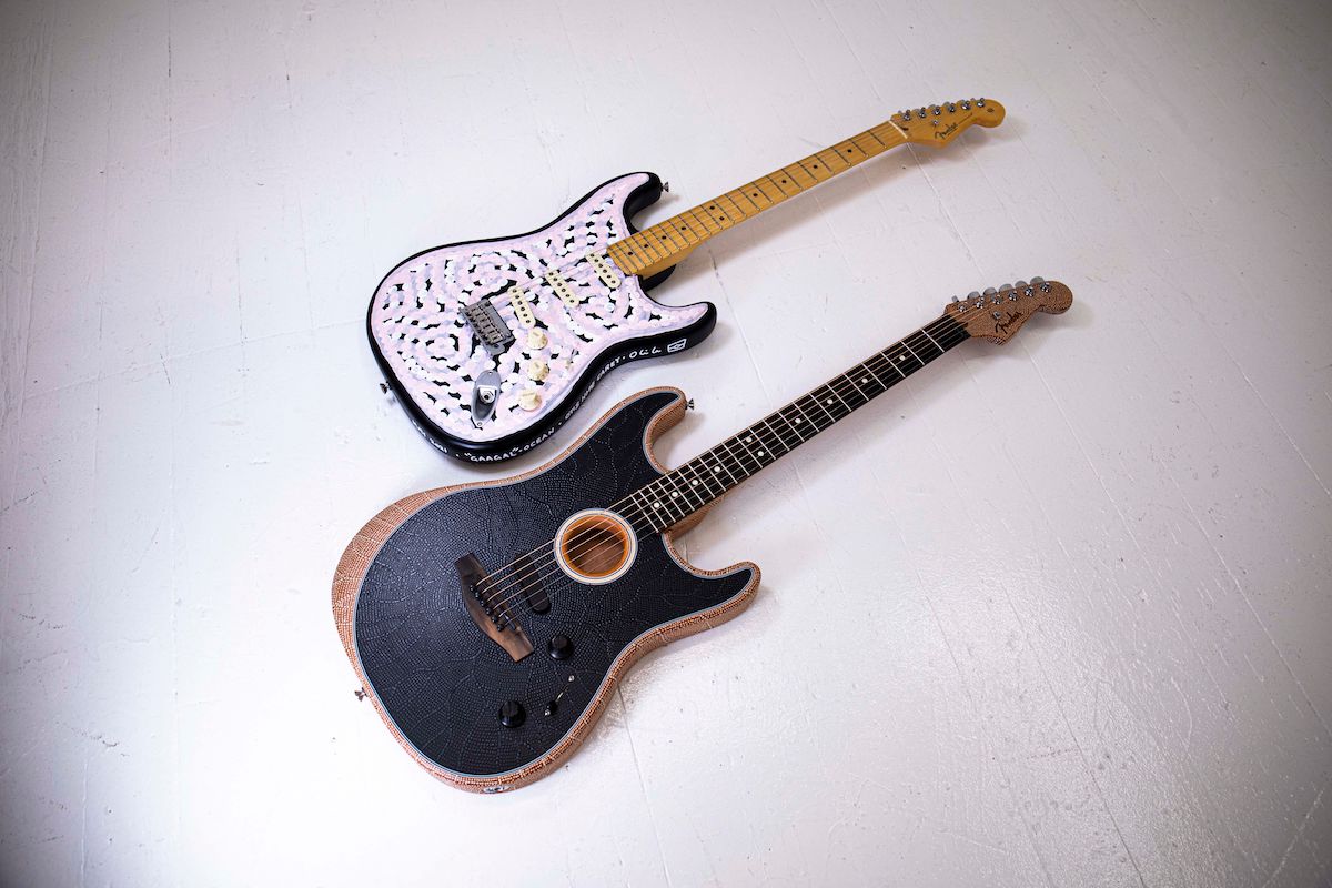 Dan Sultan partners with Fender for NAIDOC guitar art auction