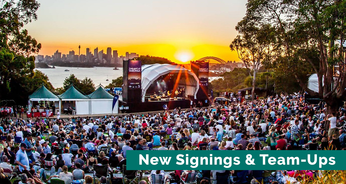 New Signings & Team-Ups: Ticket Group partners with Twilight at Taronga; Major brands behind Good Life; Cooking Vinyl Australia widens distribution deals