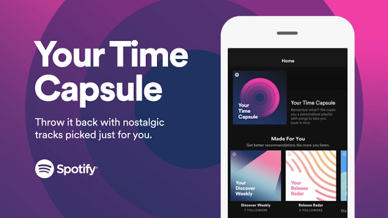 Spotify takes you on a nostalgia trip with new personalised playlist
