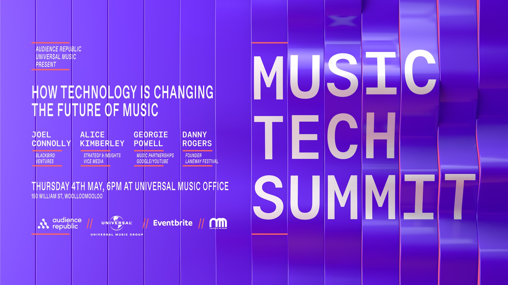 TMN, Universal, Audience Republic and Eventbrite present Music Tech Summit