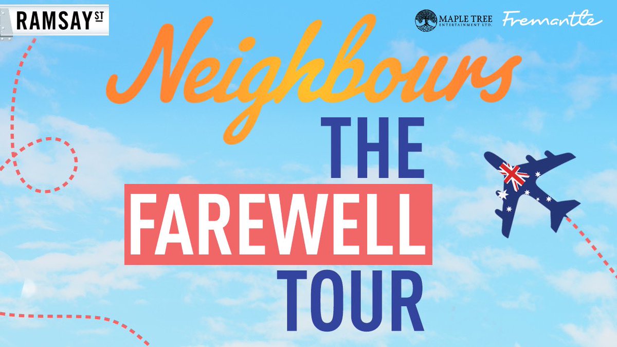 Neighbours: The Farewell Show tour artwork