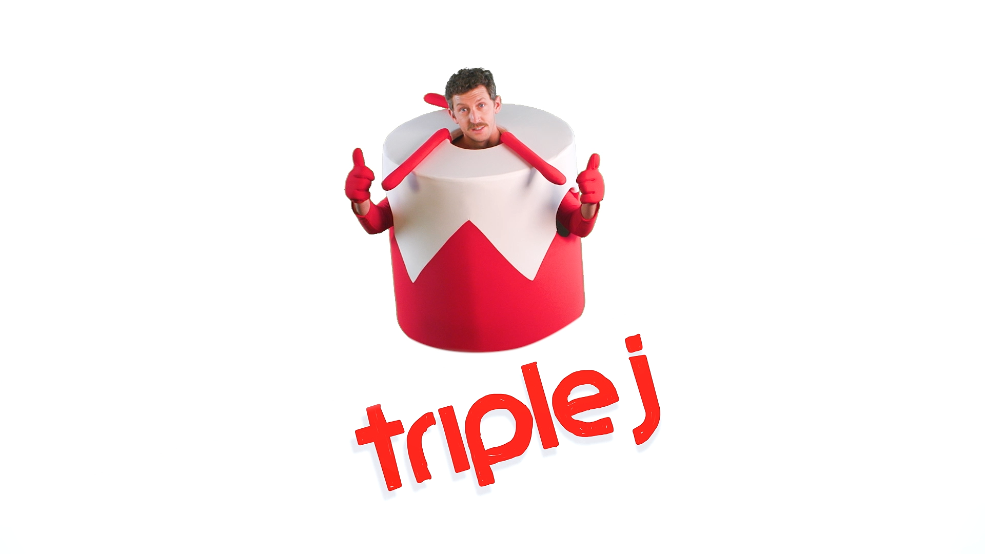 Triple J logo with Lewis Hobba