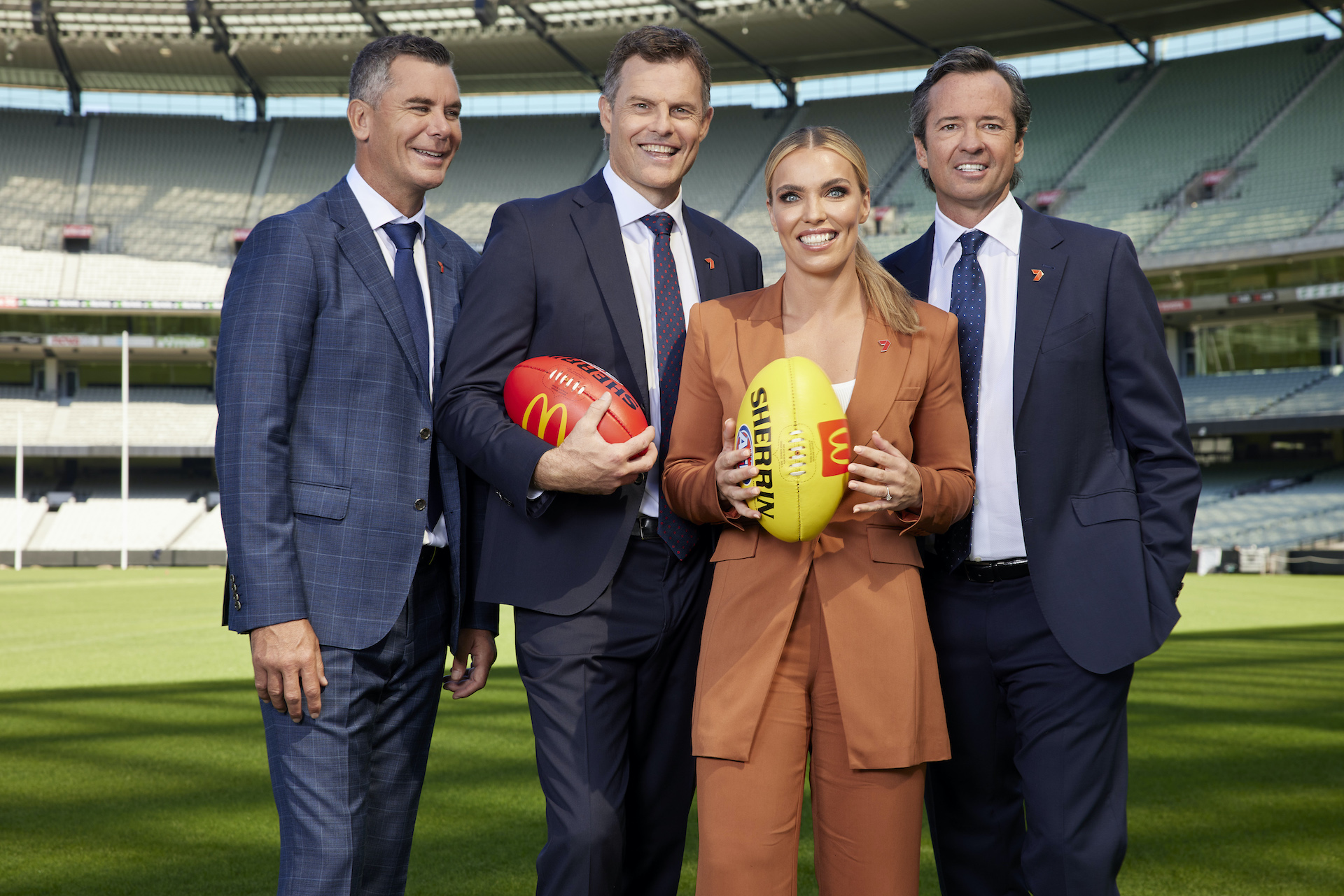 Seven's AFL commentary team of Wayne