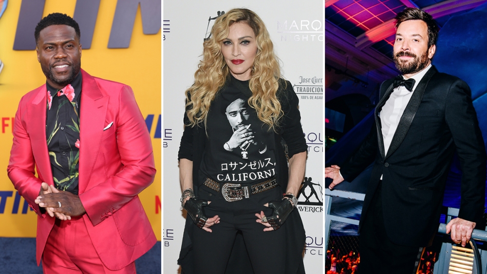 Kevin Hart, Madonna, Jimmy Fallon