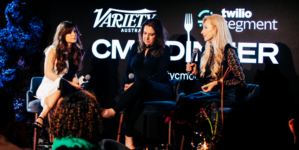 (From left to right) Variety’s Poppy Reid, Seven Network’s Melissa Hopkins and Universal Pictures International Australasia’s Suzanne Stretton-Brown.