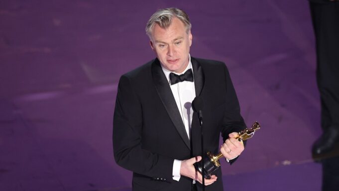 Christopher Nolan at the Oscars