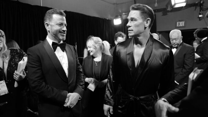 Jimmy Kimmel and John Cena at