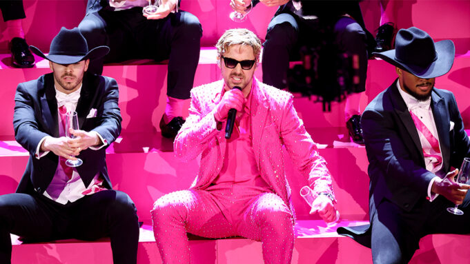 Ryan Gosling performs at the 2024