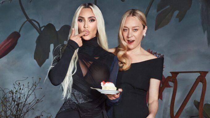 Kim Kardashian and Chloë Sevigny