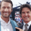 Glen Powell and Tom Cruise