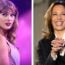 Taylor Swift and Kamala Harris